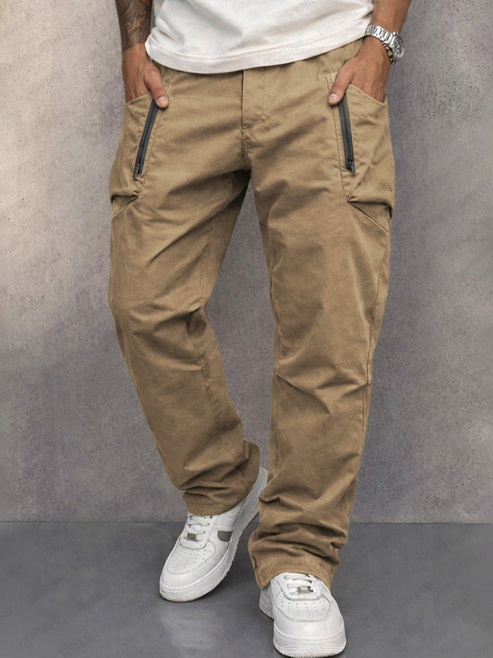 Prudence | Slim Utility Trousers with Zip Pockets