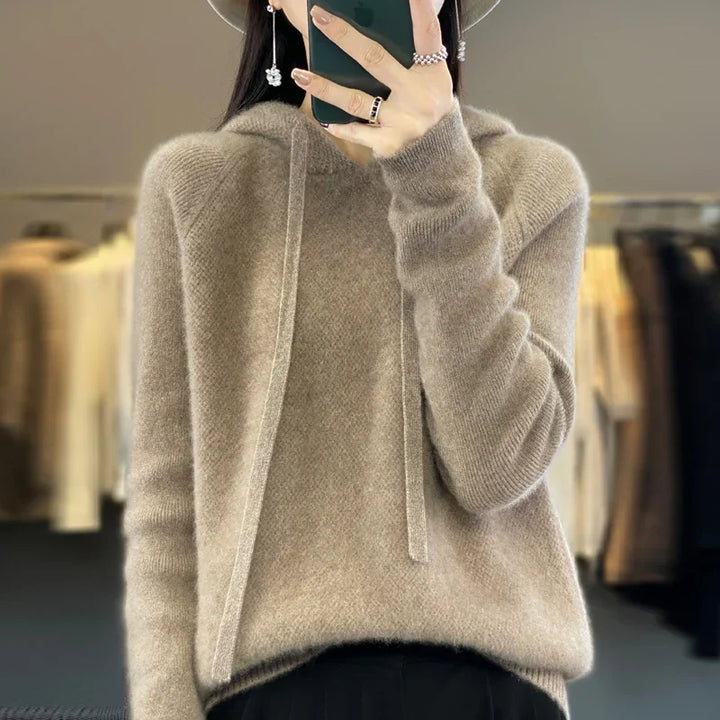 Grace | Women's Merino Wool Aran Sweater
