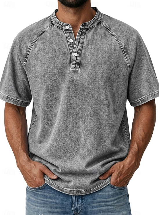 Lonán | Men's Vintage-Style Button-Up Shirt
