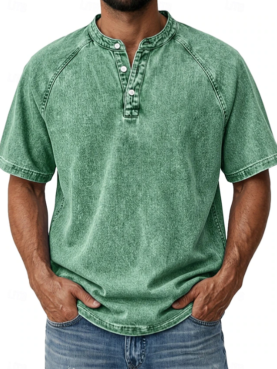 Lonán | Men's Vintage-Style Button-Up Shirt