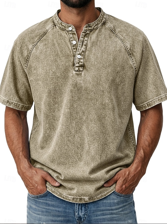 Lonán | Men's Vintage-Style Button-Up Shirt