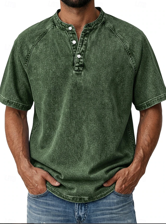 Lonán | Men's Vintage-Style Button-Up Shirt