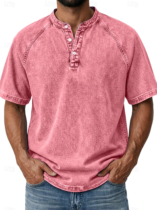 Lonán | Men's Vintage-Style Button-Up Shirt
