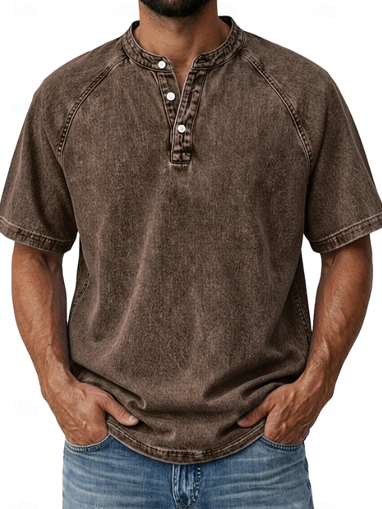 Lonán | Men's Vintage-Style Button-Up Shirt