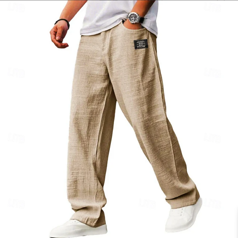 Samuel | Men's Loose-Fit Everyday Trousers with Adjustable Waist