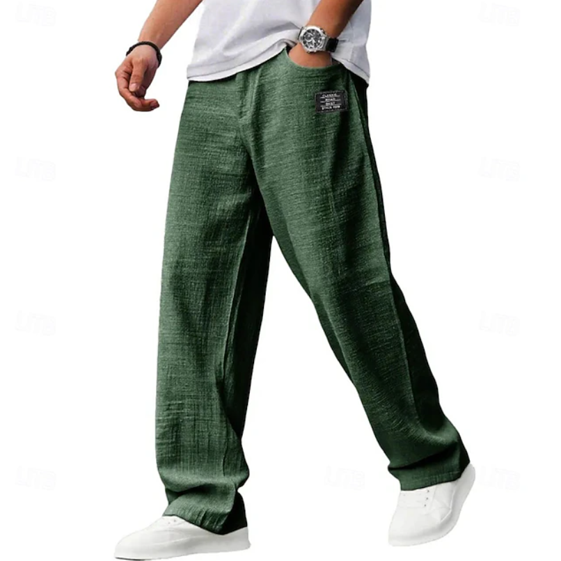 Samuel | Men's Loose-Fit Everyday Trousers with Adjustable Waist
