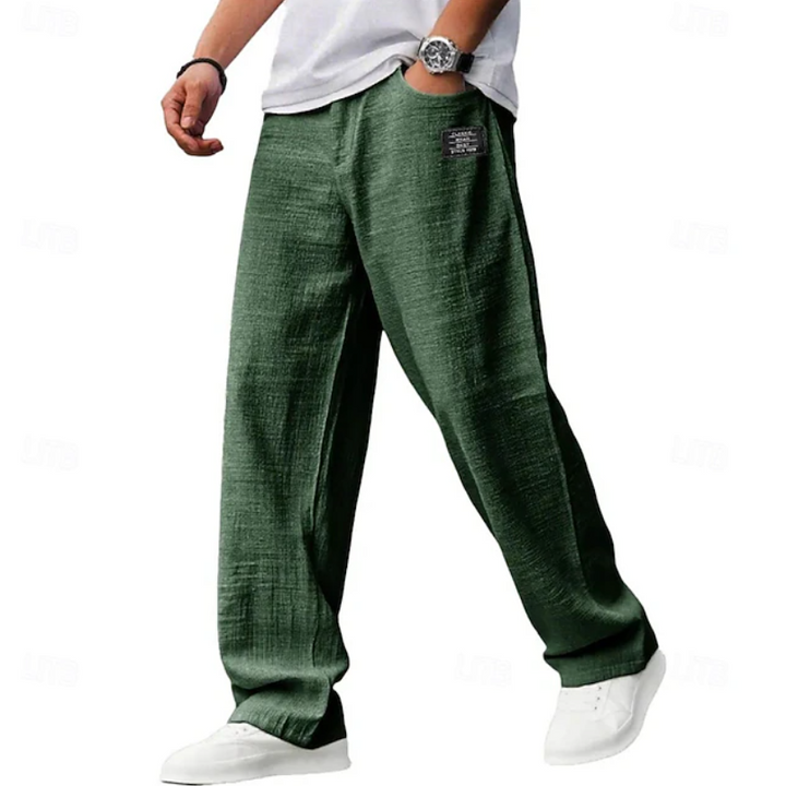 Samuel | Men's Loose-Fit Everyday Trousers with Adjustable Waist