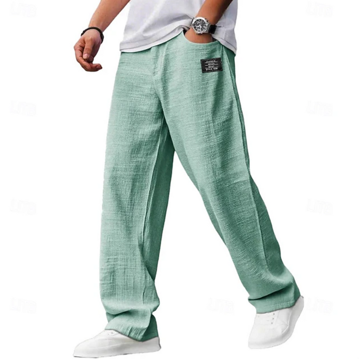 Samuel | Men's Loose-Fit Everyday Trousers with Adjustable Waist