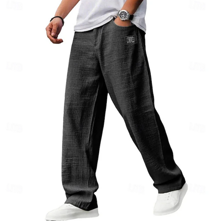 Samuel | Men's Loose-Fit Everyday Trousers with Adjustable Waist