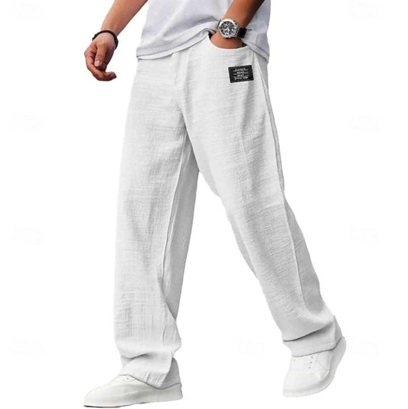 Samuel | Men's Loose-Fit Everyday Trousers with Adjustable Waist