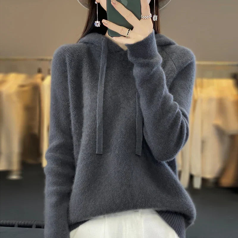 Grace | Women's Merino Wool Aran Sweater