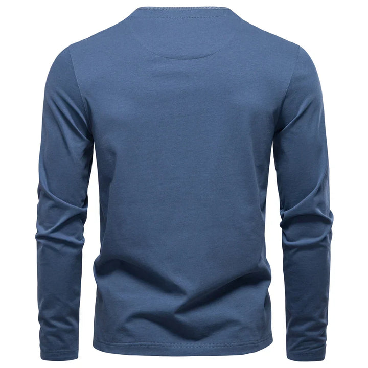 Tadhg | Men's Plain Long-Sleeve T-Shirt