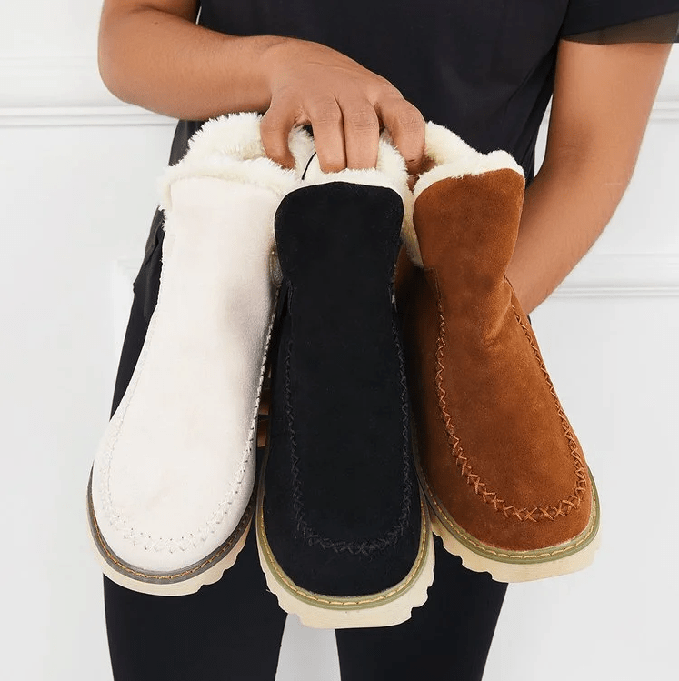 Ella | Women's Cozy Suede-Look Snow Boots