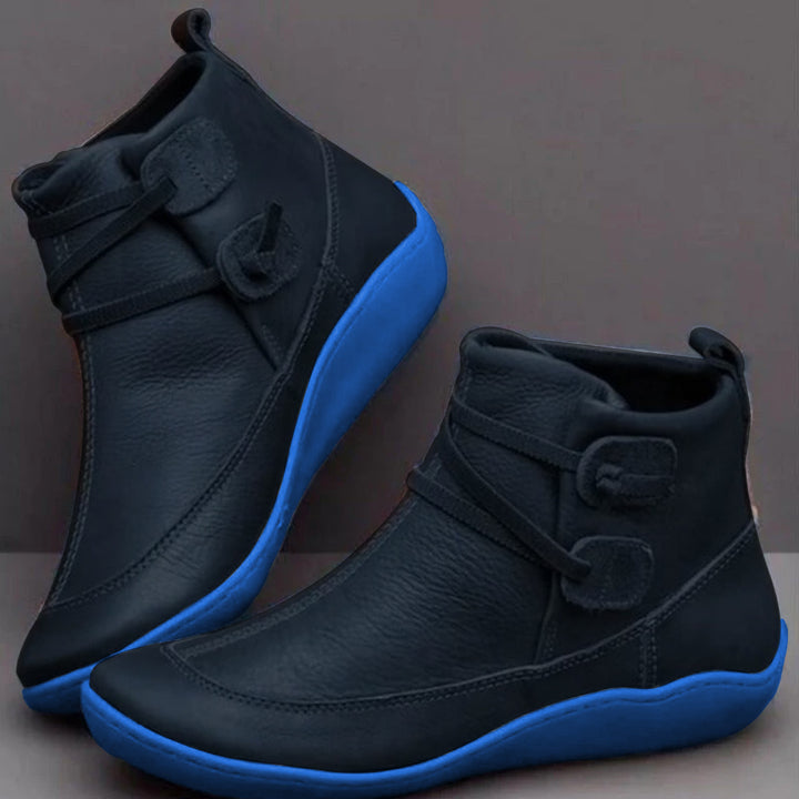 Freya | Women's Waterproof Leather-Look Ankle Boots