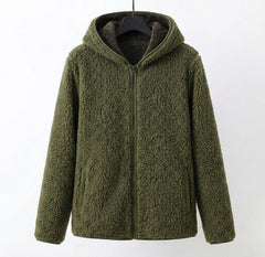 Eabha | Women's Hooded Sherpa Fleece Jacket