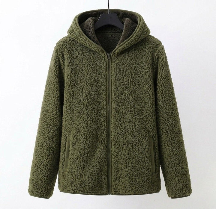 Eabha | Women's Hooded Sherpa Fleece Jacket