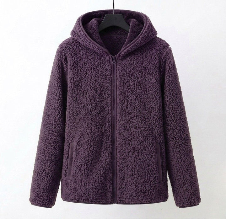 Eabha | Women's Hooded Sherpa Fleece Jacket
