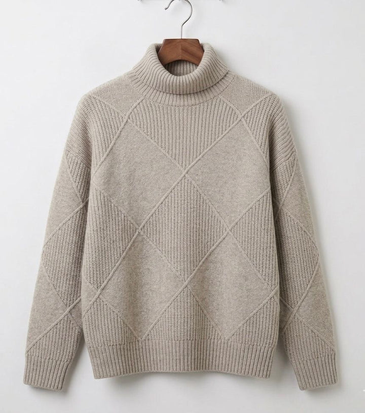 Laoise | Women's Soft Ribbed Turtleneck Jumper