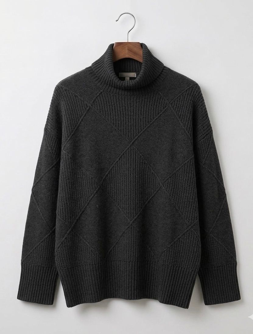 Laoise | Women's Soft Ribbed Turtleneck Jumper