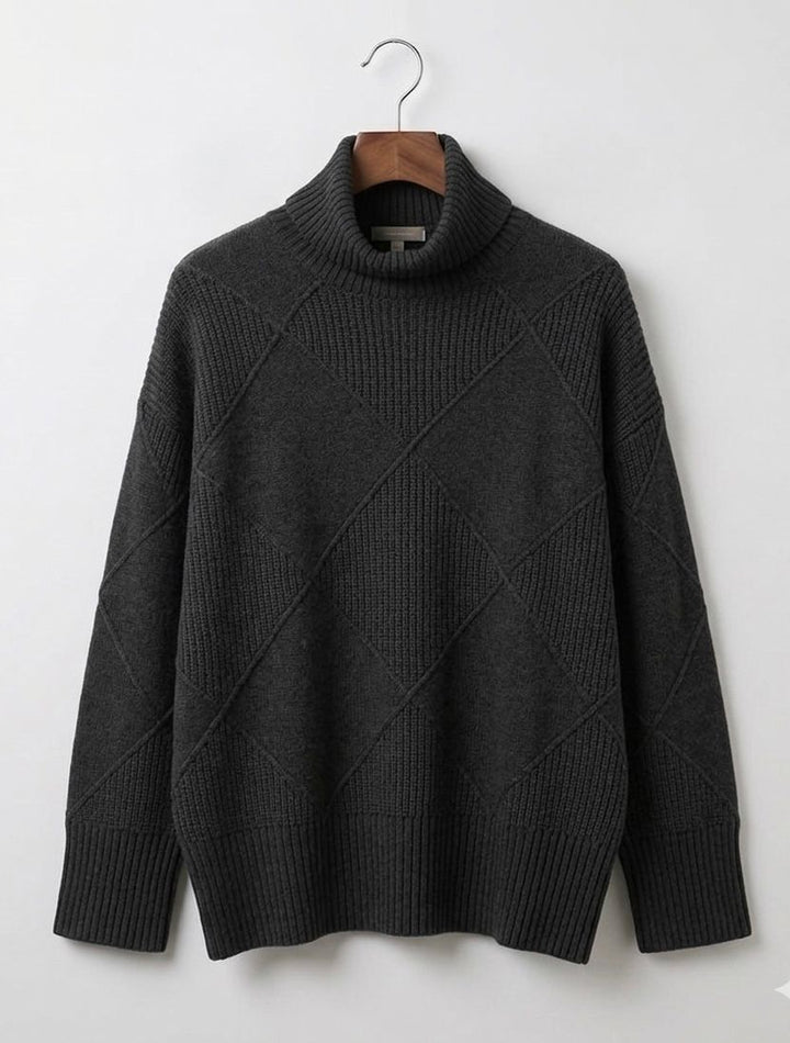 Laoise | Women's Soft Ribbed Turtleneck Jumper