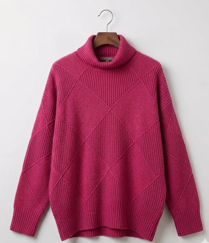 Laoise | Women's Soft Ribbed Turtleneck Jumper