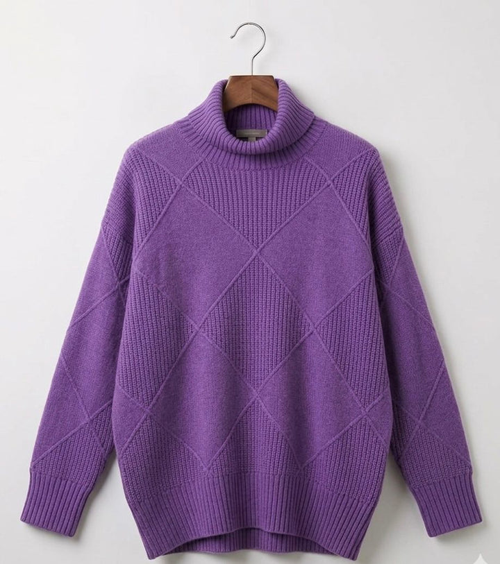Laoise | Women's Soft Ribbed Turtleneck Jumper