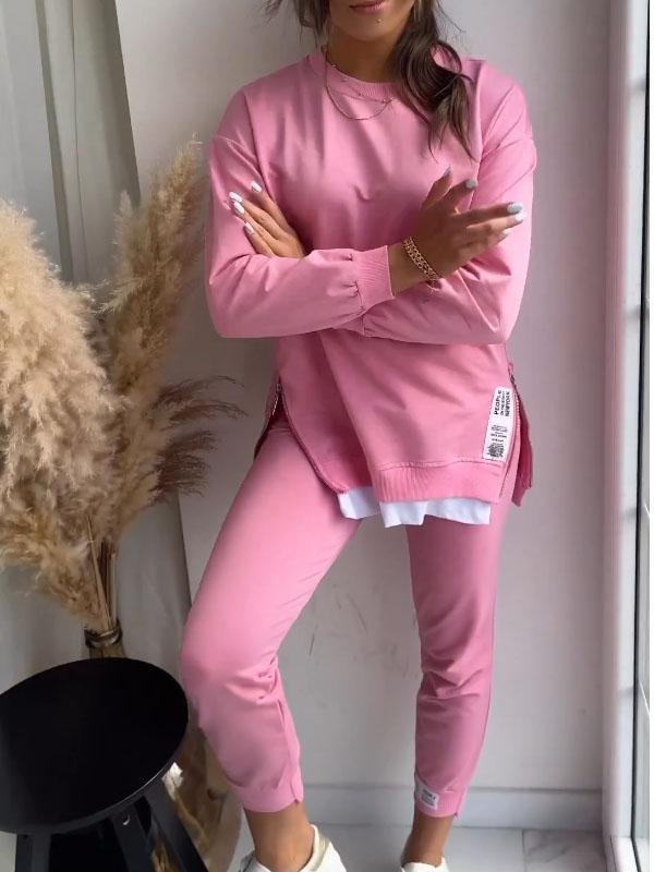 Women's Balloon Sleeve Sweatshirt Jogger Co Ord Set 3