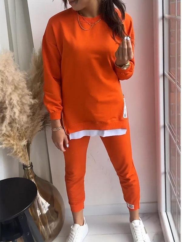 Women's Balloon Sleeve Sweatshirt Jogger Co Ord Set 5