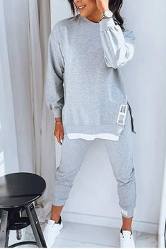 Liadan | Women's Balloon Sleeve Sweatshirt Jogger Co Ord Set