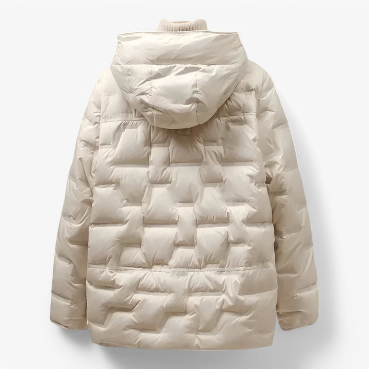 Women's Detachable Hood Quilted Puffer Jacket 2