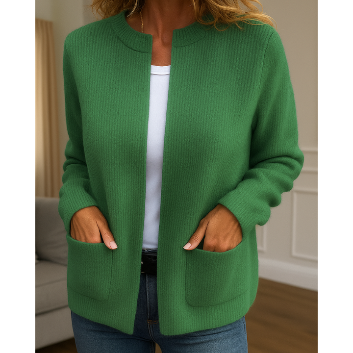 Roisin | Women's Soft Ribbed Knit Cardigan
