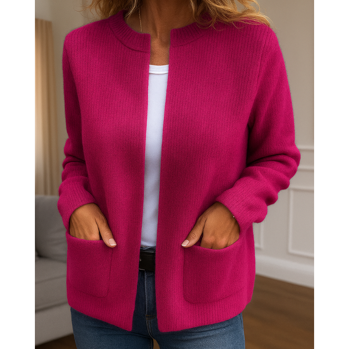 Roisin | Women's Soft Ribbed Knit Cardigan