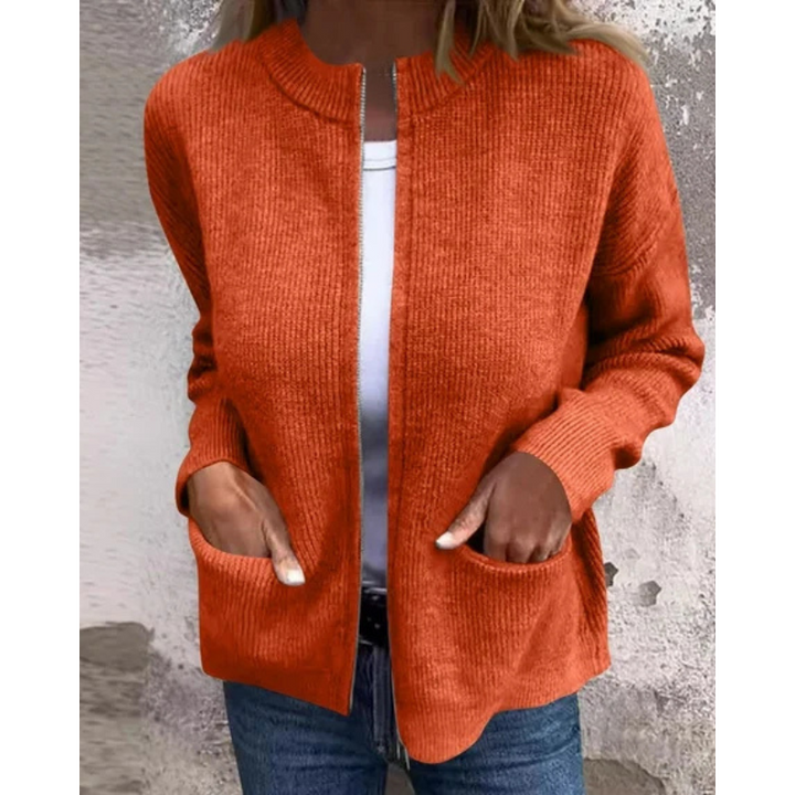 Roisin | Women's Soft Ribbed Knit Cardigan