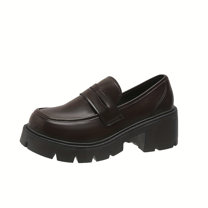 Women's Chunky Platform Penny Loafers 6