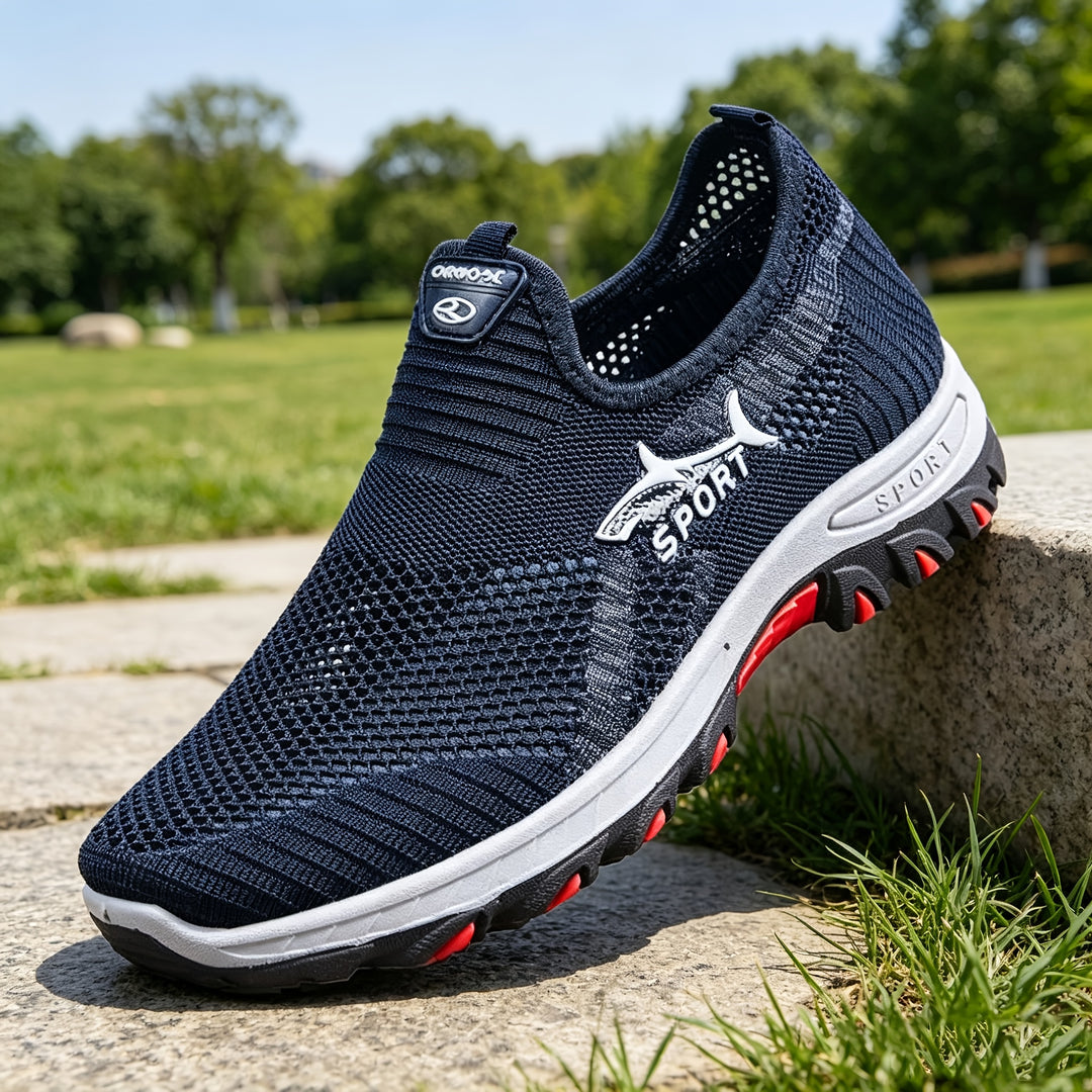 Men's Breathable Mesh Slip On Trainers 3