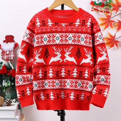 Cuthbert | Men's Red Nordic Christmas Jumper