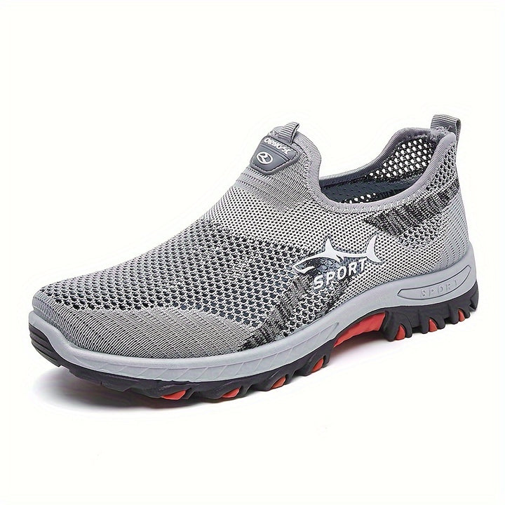 Men's Breathable Mesh Slip On Trainers 6