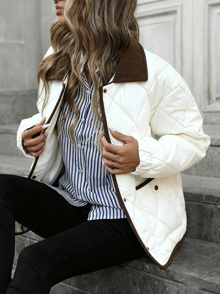 Sorcha | Women's Diamond-Quilted Relaxed Padded Jacket