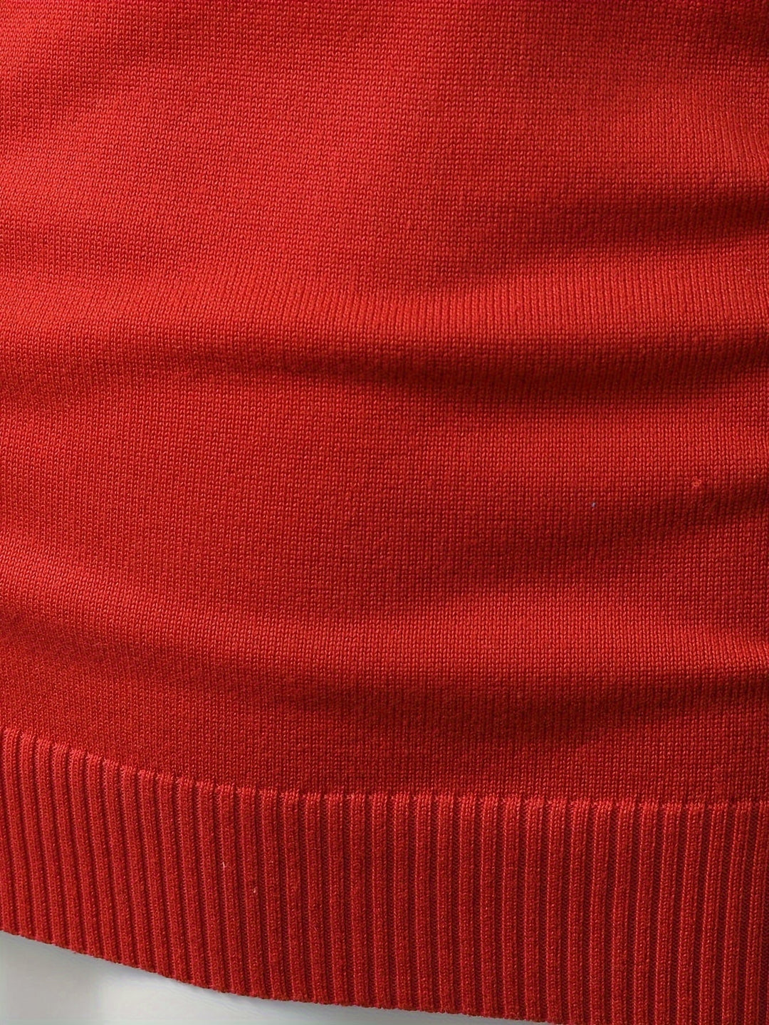 Men's Reindeer Crew Neck Christmas Jumper - Red