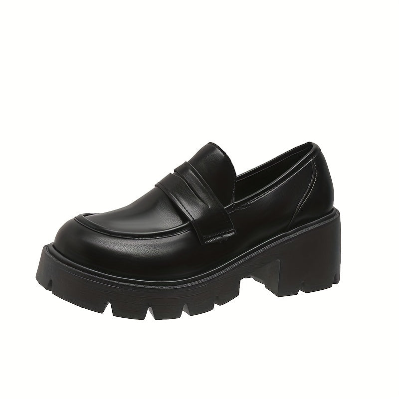 Women's Chunky Platform Penny Loafers 5