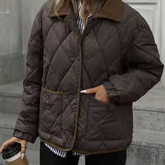 Sorcha | Women's Diamond-Quilted Relaxed Padded Jacket