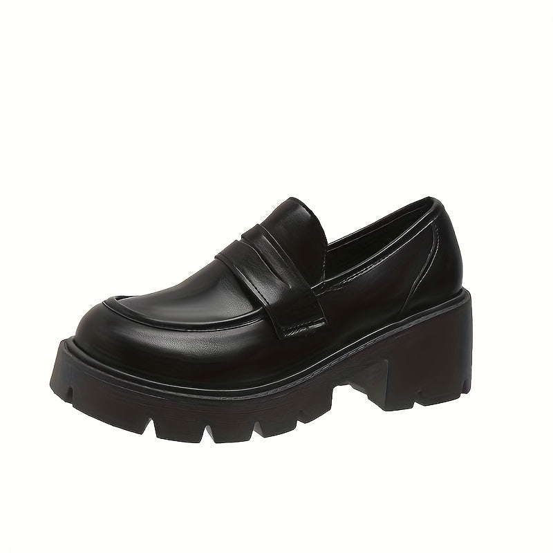 Women's Chunky Platform Penny Loafers 8