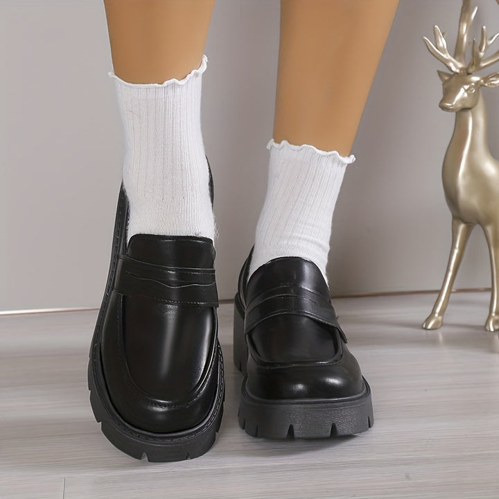 Women's Chunky Platform Penny Loafers 11