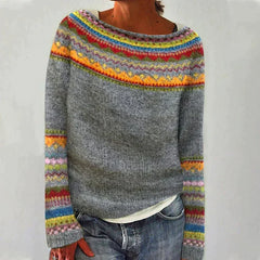 Isla | Women's Ribbed Crewneck Knit Jumper