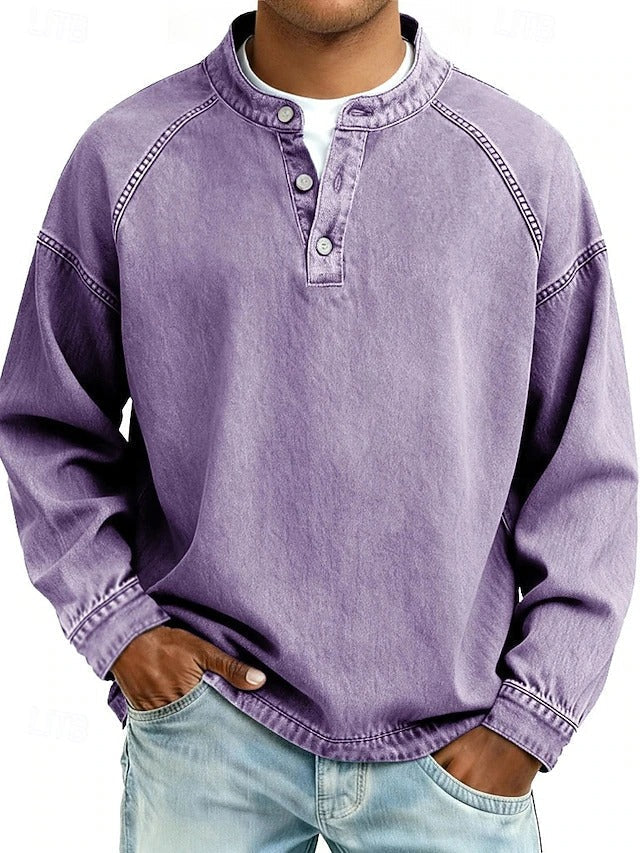 Dorian | Men's Vintage-Style Long-Sleeve Casual Shirt
