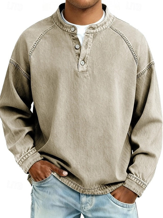 Dorian | Men's Vintage-Style Long-Sleeve Casual Shirt