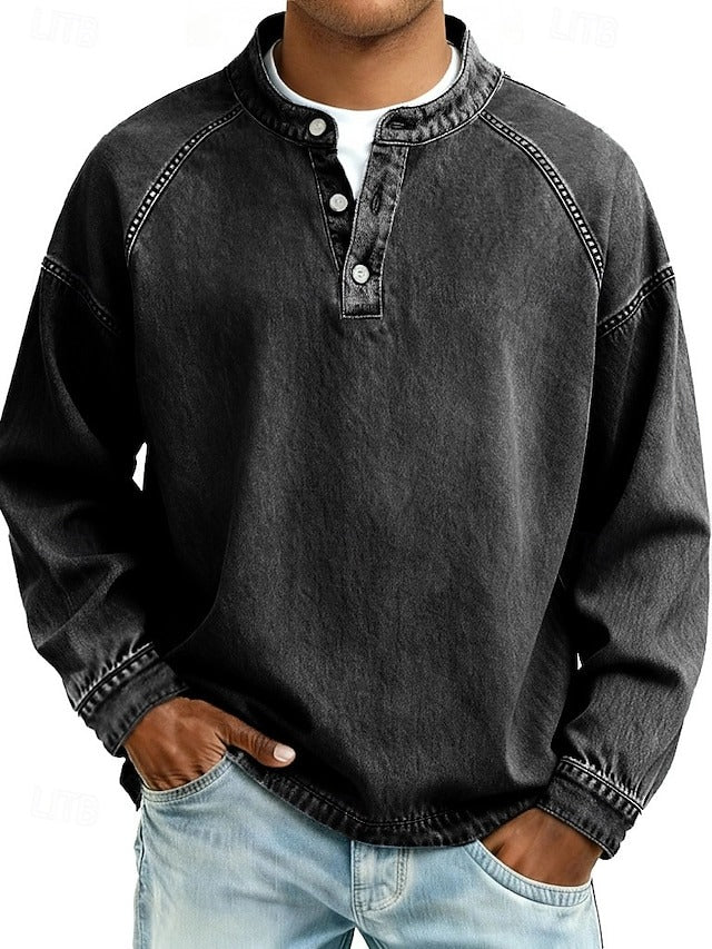 Dorian | Men's Vintage-Style Long-Sleeve Casual Shirt