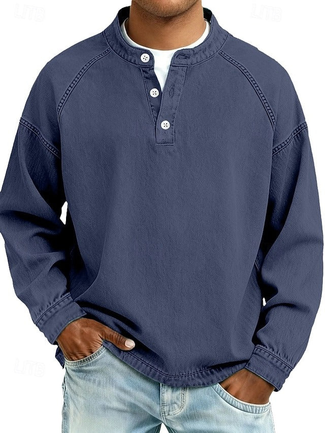 Dorian | Men's Vintage-Style Long-Sleeve Casual Shirt