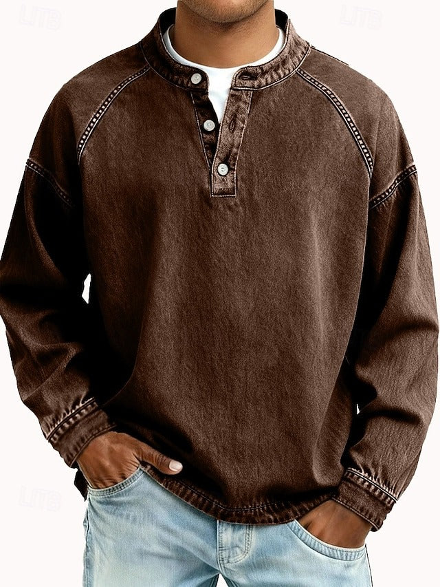 Dorian | Men's Vintage-Style Long-Sleeve Casual Shirt