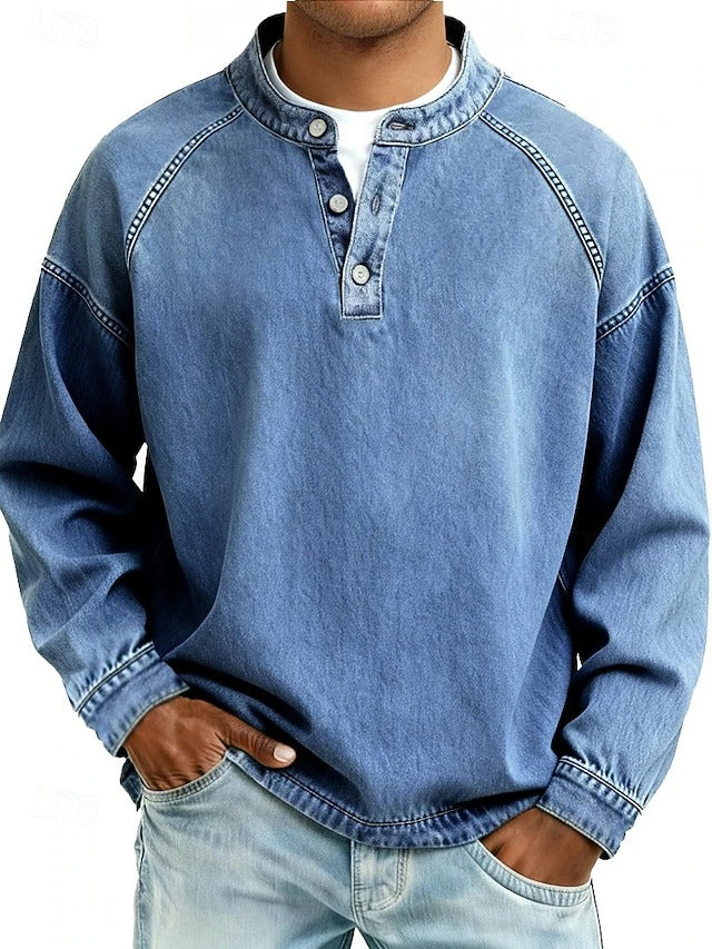 Dorian | Men's Vintage-Style Long-Sleeve Casual Shirt